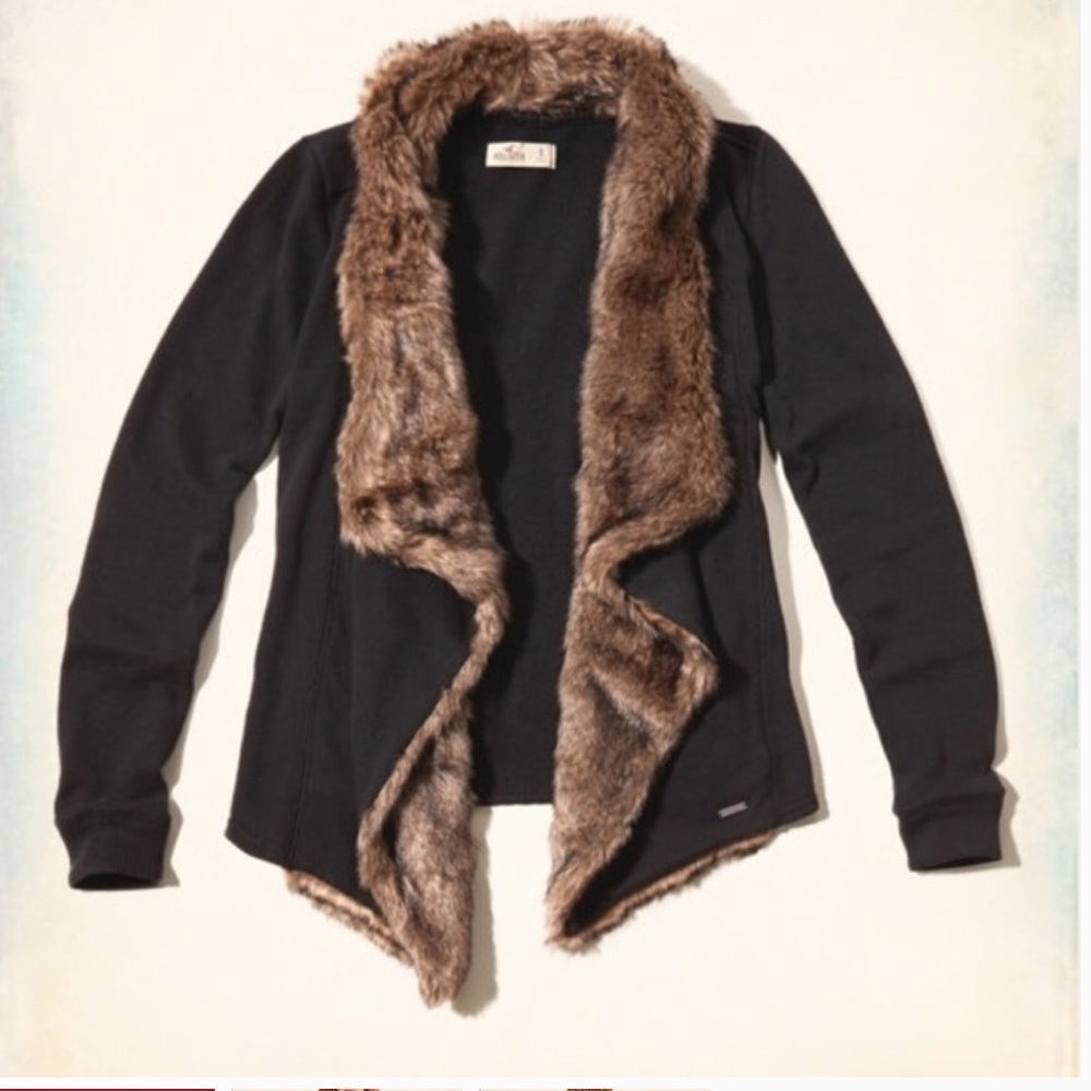 Hollister Faux Fur Sweater
